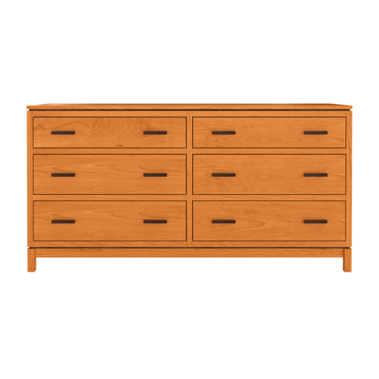 Truman Six Drawer Dresser - Cherry Base