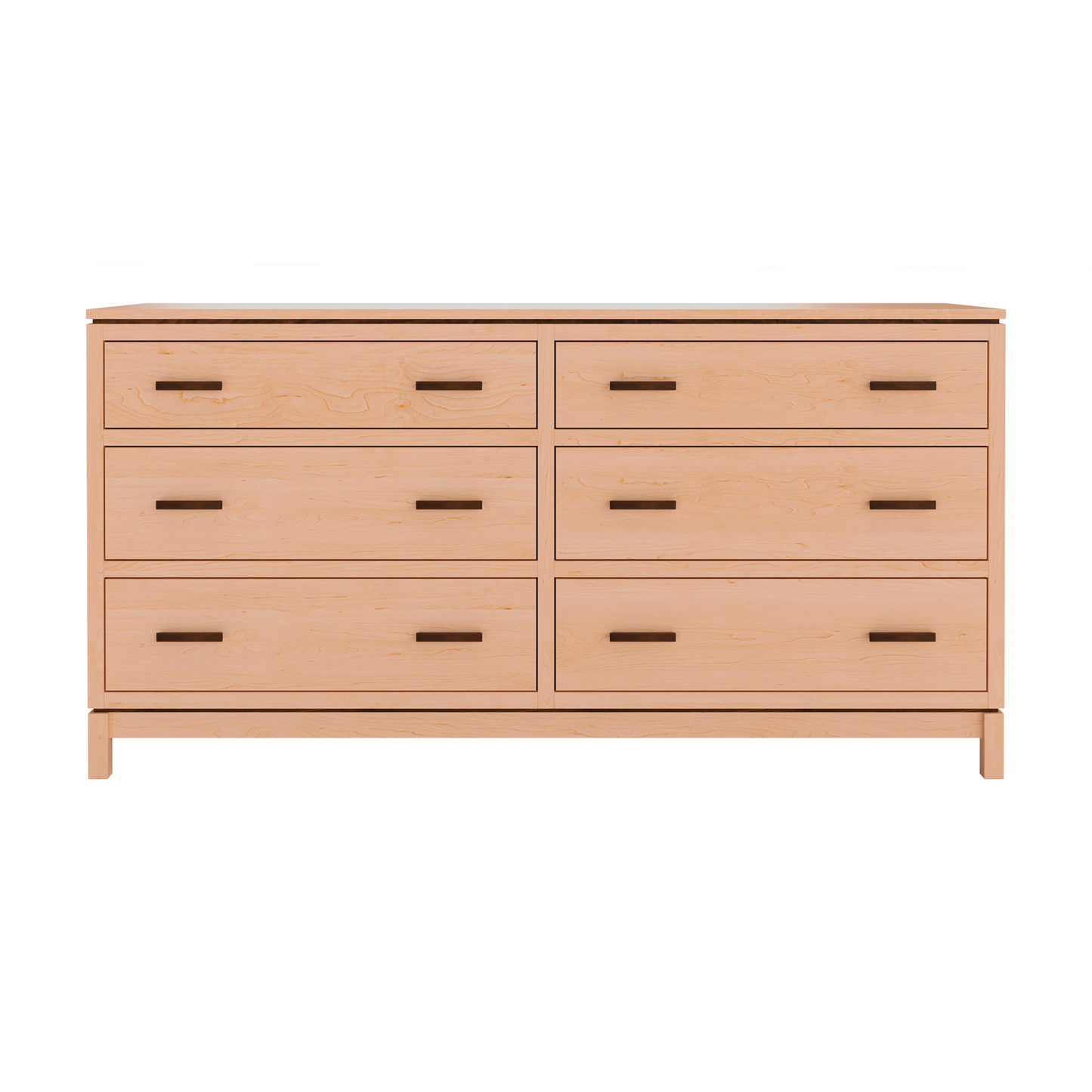 Truman Six Drawer Dresser - Maple Natural