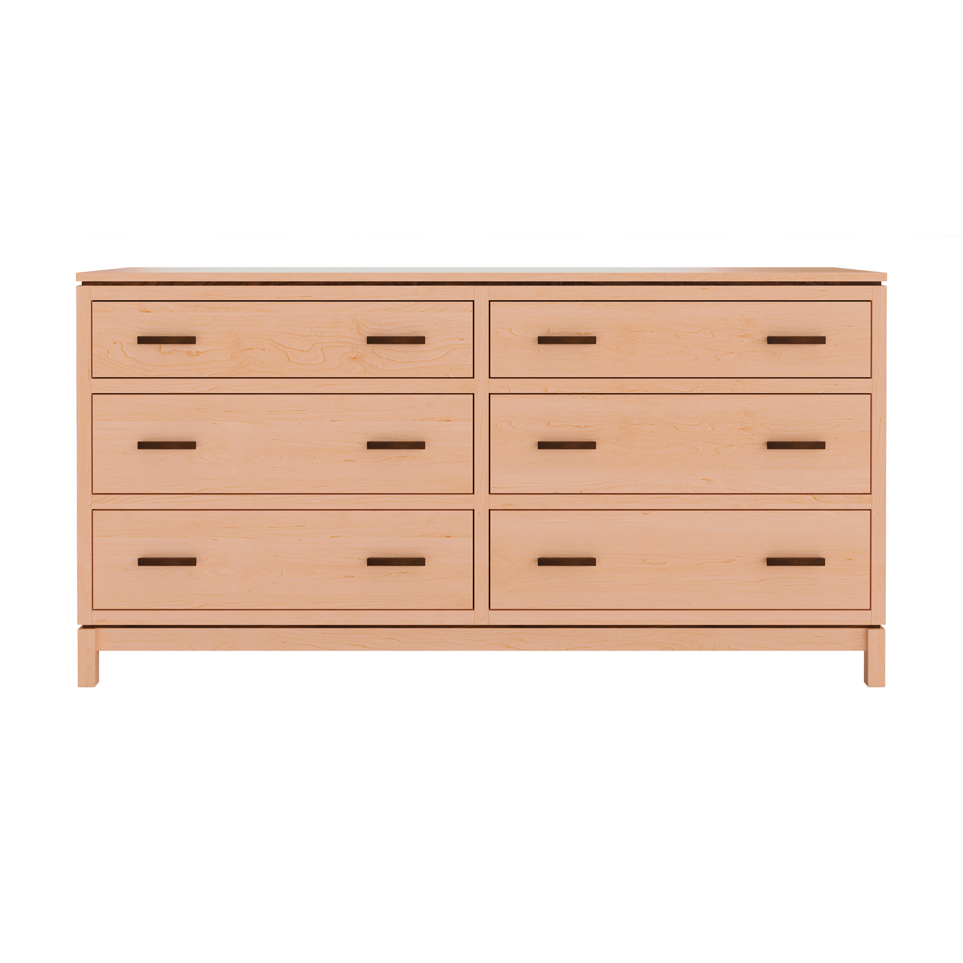 Truman Six Drawer Dresser - Maple Natural